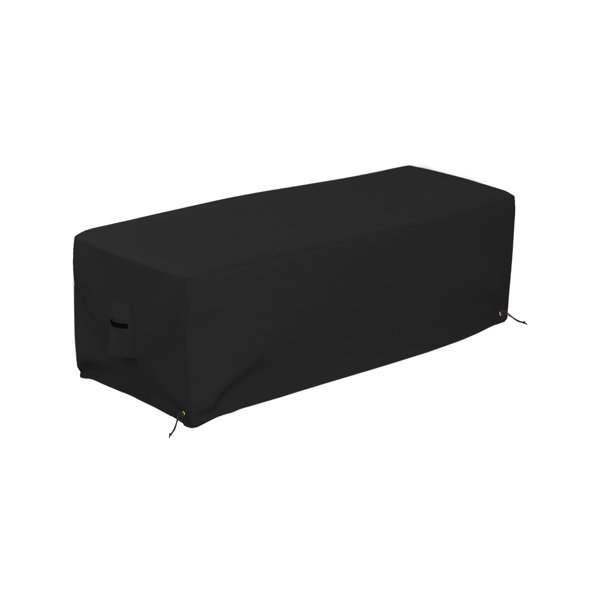 Arlmont & Co. HeavyDuty Outdoor Rectangular Fire Pit Cover, Durable